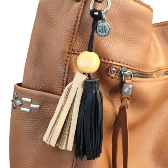 Womens like new The Sak La Mesa Tobacco leather shoulder bag. - Picture 6 of 16